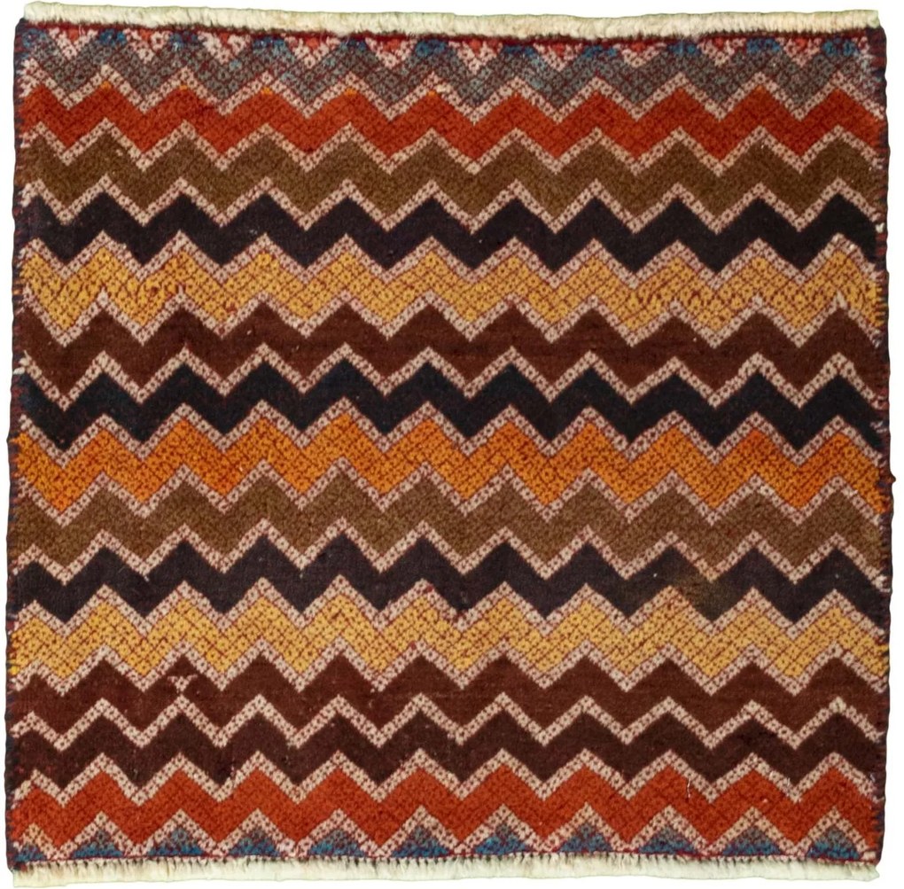 Shiraz Tappeto persiano 50 x 60 Rosso (Iran) Annodato A Mano