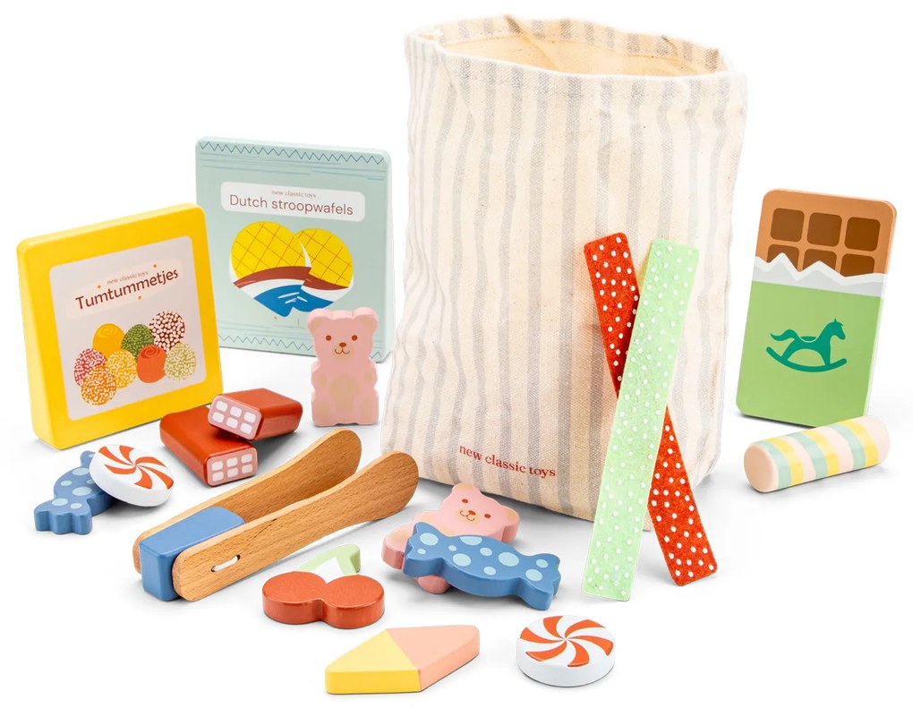 Set in legno - dolcetti