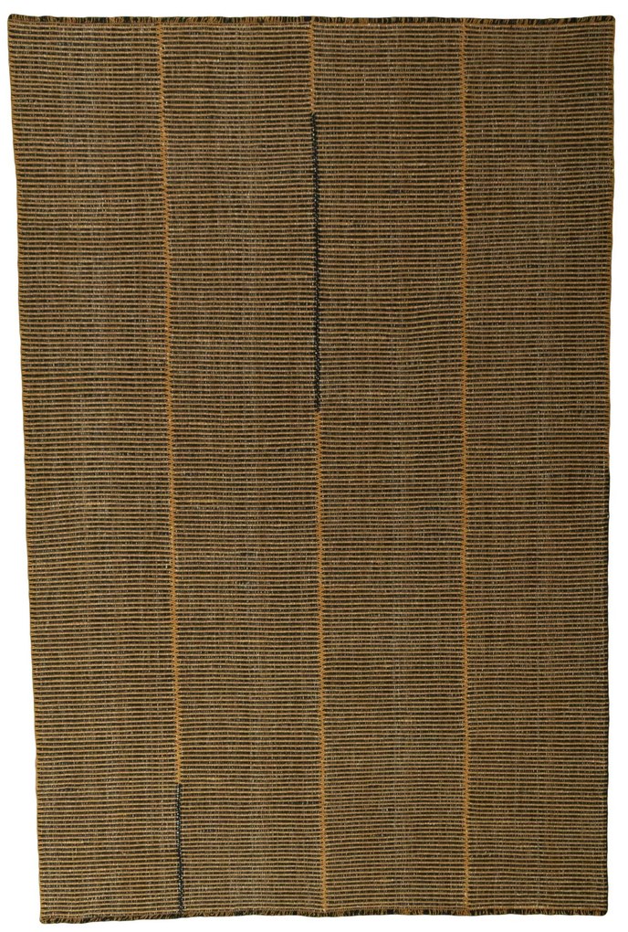 Kilim Tappeto persiano 310x200 Nero (Iran) Tessuto A Mano