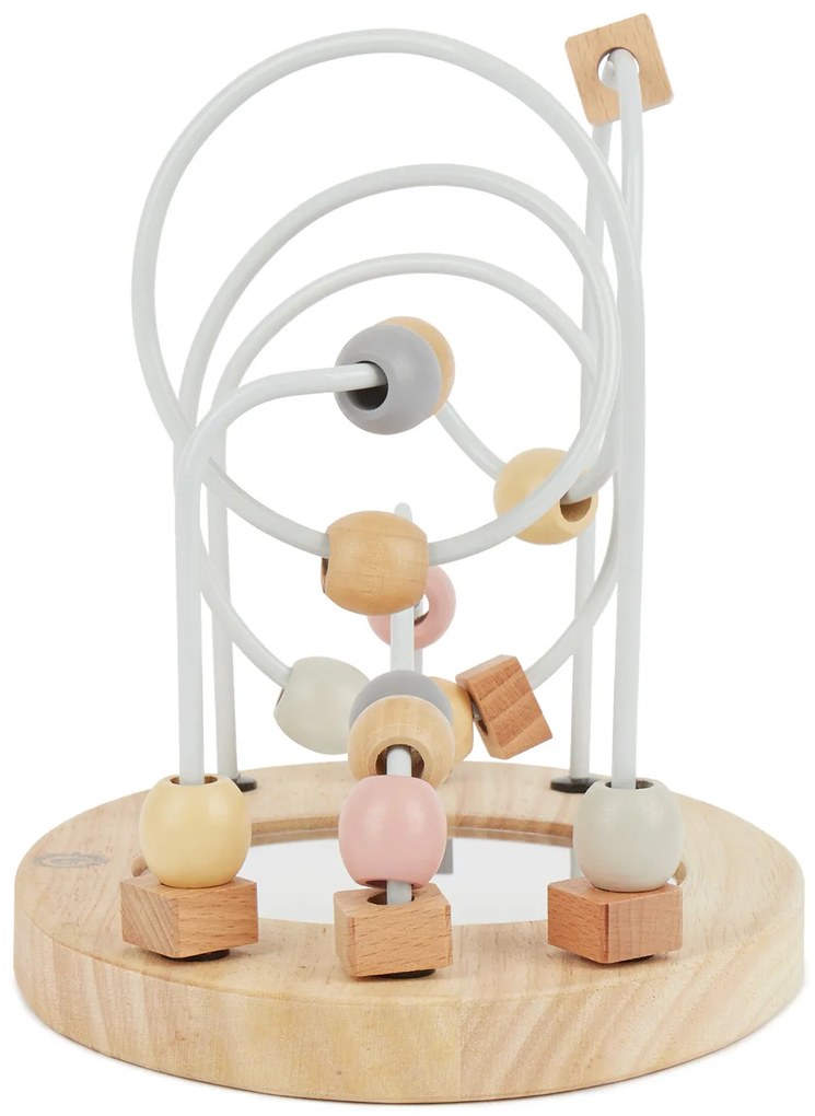 Bieco - Labirinto motorio con specchio - rosa