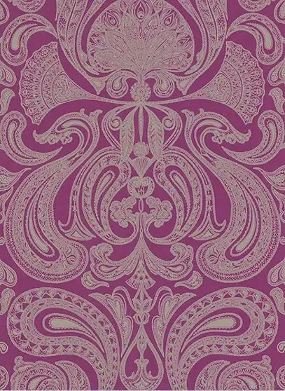 Cole & Son Carta da parati Malabar - Lila/ Beige