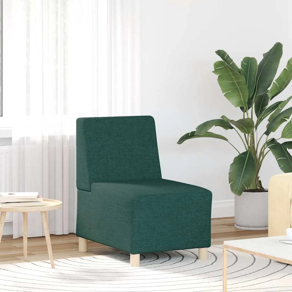 Divano Sedia Verde Scuro 55 Cm İn Tessuto /