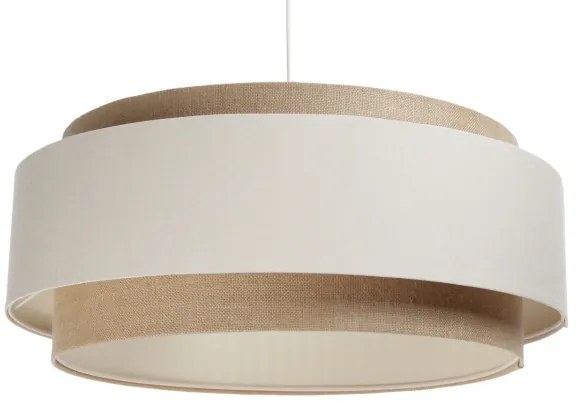 Lampadario a sospensione con filo DOBLO 1xE27/60W/230V color crema/beige