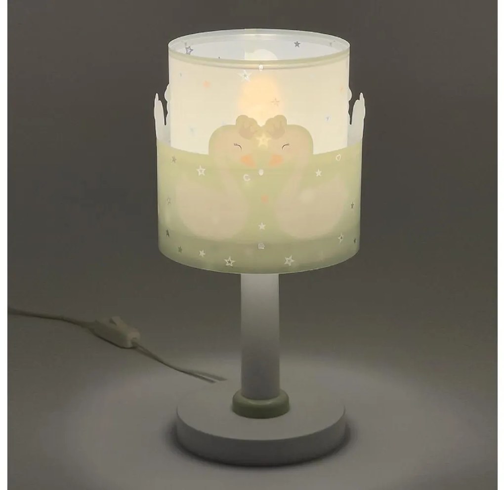 Dalber 61711H - Lampada per bambini SWEET LOVE 1xE14/40W/230V verde