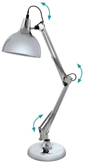 Eglo 94702 - Lampada da tavolo BORGILLIO 1xE27/40W/230V