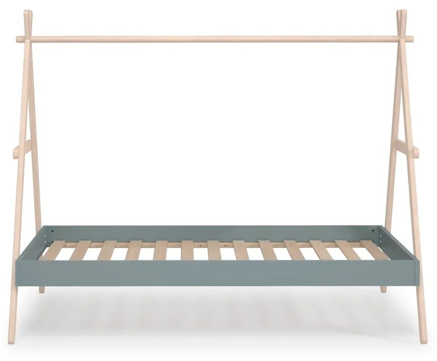 Letto per bambini in legno di pino verde/naturale 90x200 cm Trufa - Marckeric