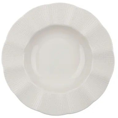 Servizio da tavola 18 pezzi, bianco in porcellana