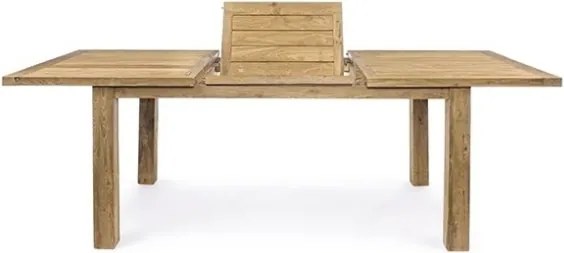 Tavolo Da Esterno Allungabile 160-220 Cm In Legno Massello Rustico FSC Bounty Bizzotto