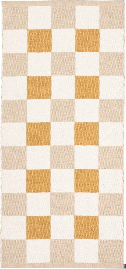 Passatoia da interno/esterno giallo ocra/beige 70x160 cm Pix Vanilla Ochre – Pappelina