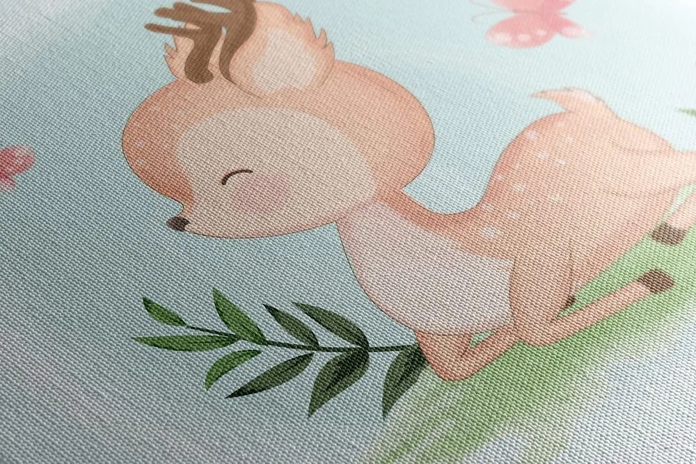 Stampa su tela – Cerbiatto adorabile