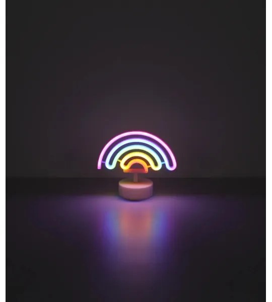 Globo 28063 - Decorazione da tavolo LED Neon PELANGI LED/2W/3xAA arcobaleno
