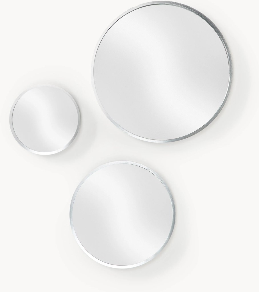 Set di 3 specchi rotondi da parete Ida