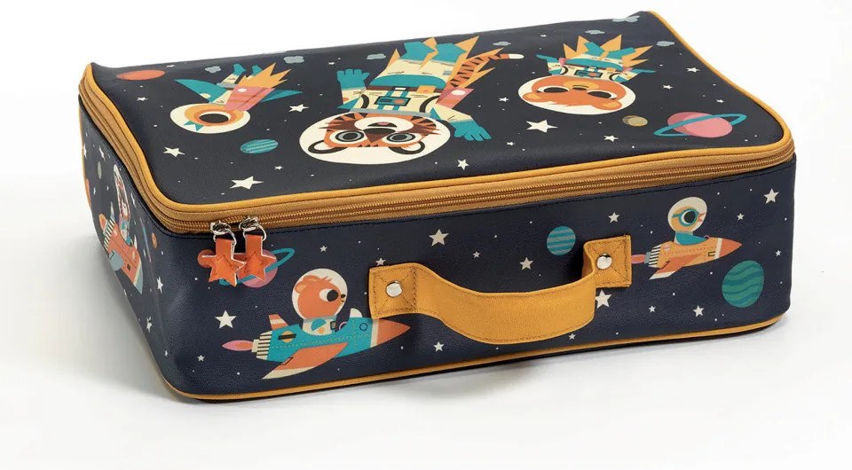 Valigia - universo, astronauti