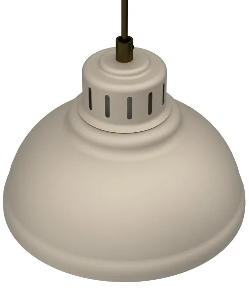 Lampadario a sospensione con filo SVEN 1xE27/15W/230V beige