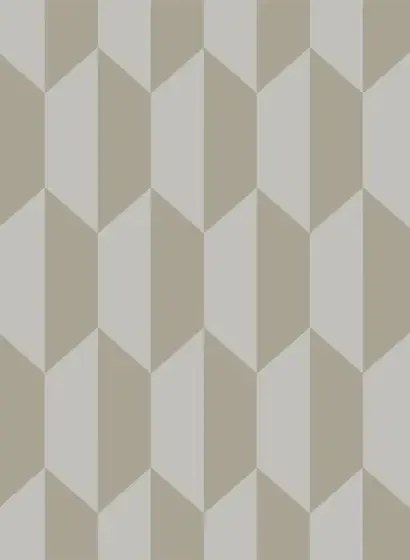 Cole & Son Carta da parati Tile - Grey/ Gold