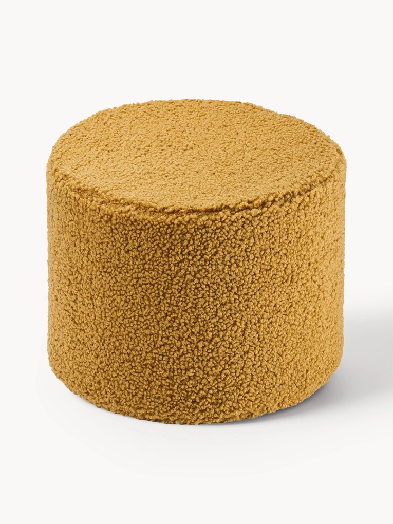 Pouf per bambini in teddy Sugar Ø 40 cm