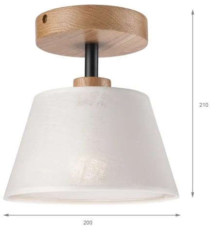 Lampadario ANTONIO 1xE14/60W/230V bianco a soffitto