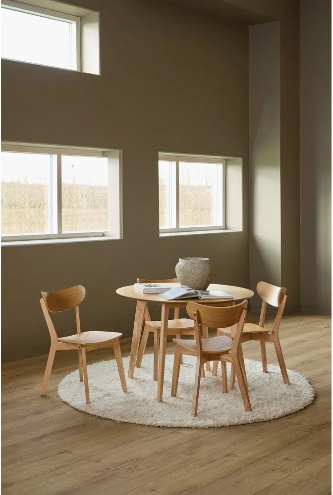 Sedie da pranzo in rovere Roxby - Actona