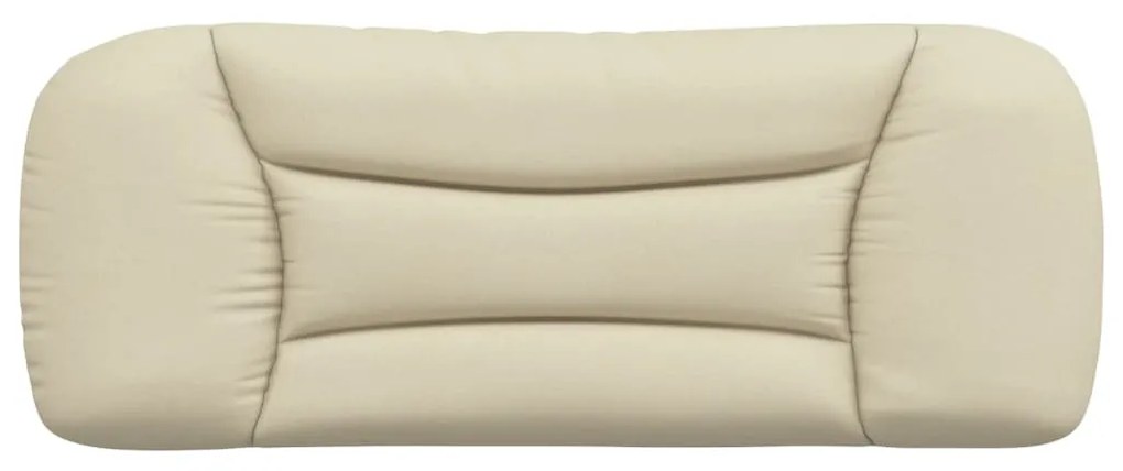 Cuscino testiera crema 100 cm in tessuto