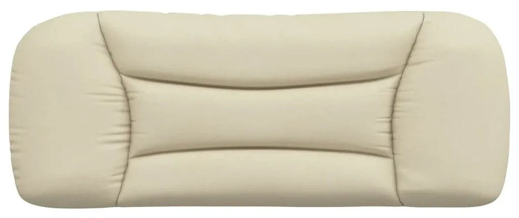 Cuscino testiera crema 100 cm in tessuto