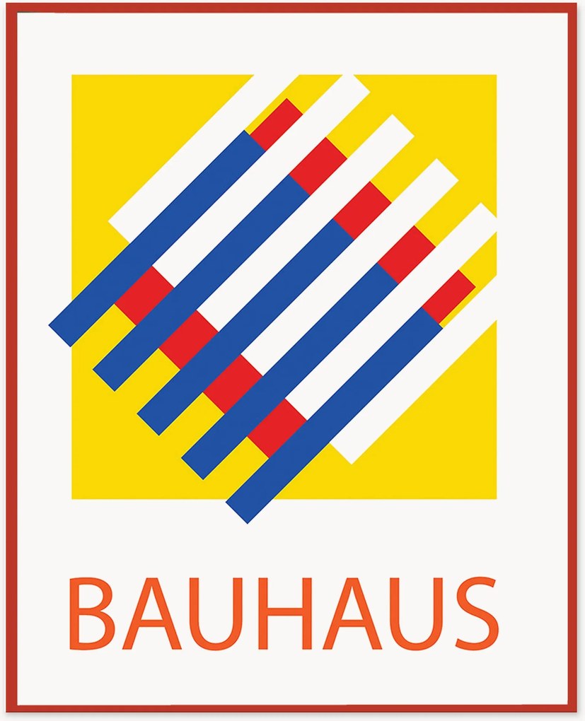 Stampa digitale incorniciata Bauhaus Grill