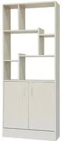 Phoenix - libreria modulare in legno bianco 70x24x170 cm