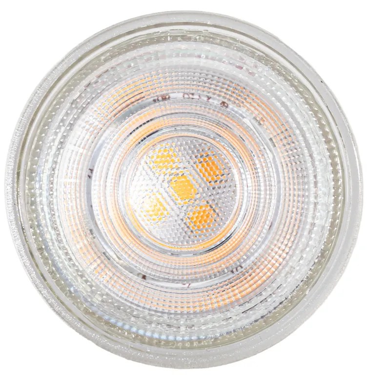 Set van 5 GU10 50mm LED lampen helder 1W 80 lm 2200K