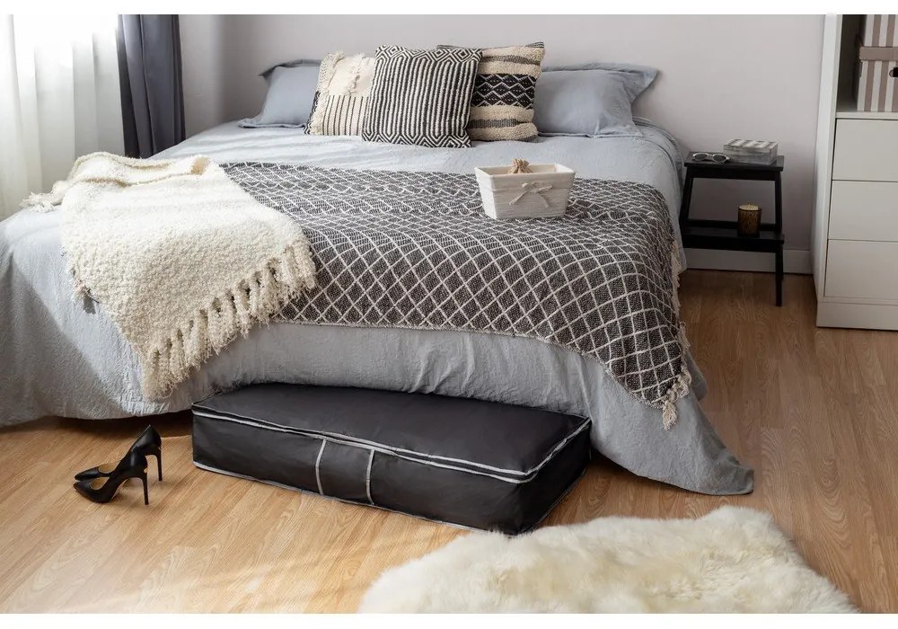 Scatola portaoggetti sotto il letto nera Scatola portaoggetti sotto il letto Urban - Compactor