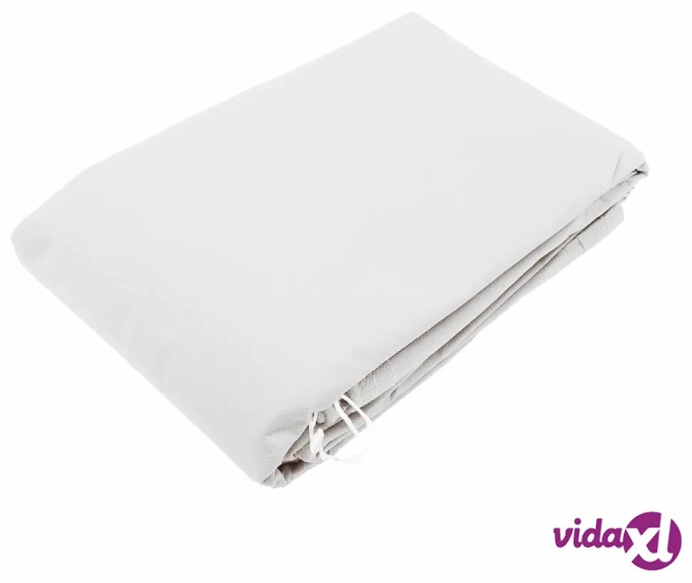 Nature Telo Antigelo in Pile con Zip 70 g/m² Bianco 2,5x2,5x3 m