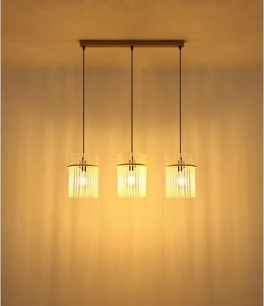 Globo 15698-3HB - Lampadario sospeso con cavo GORLEY 3xE27/60W/230V