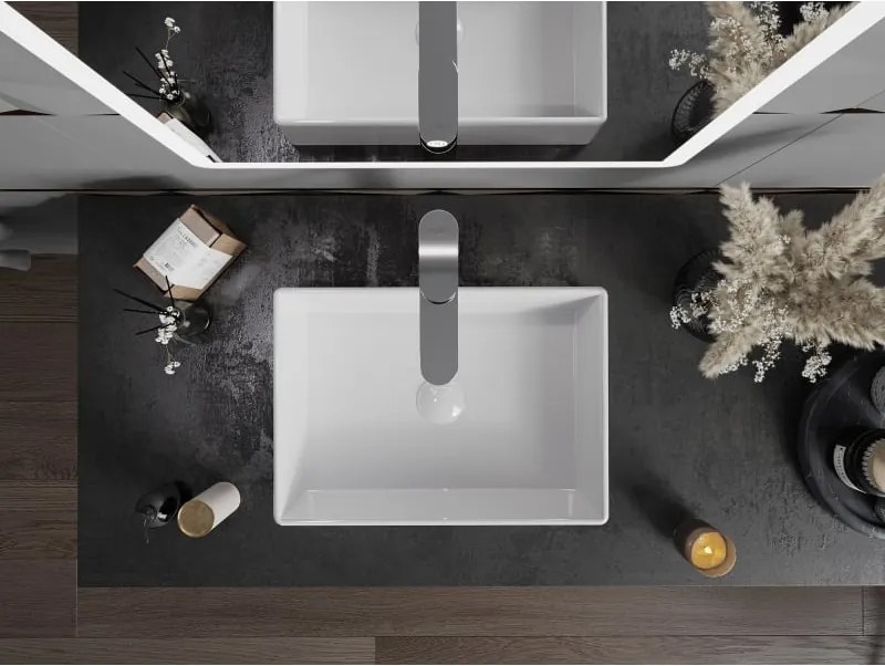Mexen Goya lavabo da appoggio 45 x 32 cm, bianco - 22184500