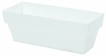 Vaso rettangolare da Balcone Plastiken Limited Bianco (12 x 30 cm)