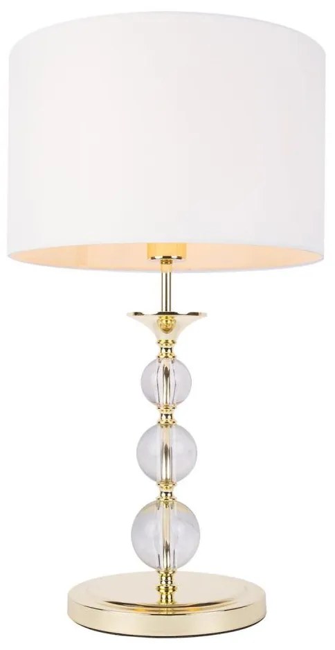 Zuma Line RLT93163-1GW - Lampada da tavolo REA 1xE27/60W/230V bianco