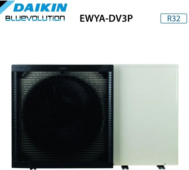 Daikin - Mini Chiller Pompa di Calore Inverter Aria Acqua EWYA-011DW1P da 11 kW Trifase R-32 Classe a+++
