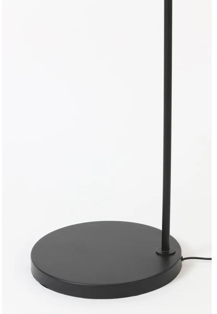 Lampada da terra nera (altezza 160 cm) Alvaro - Light &amp; Living