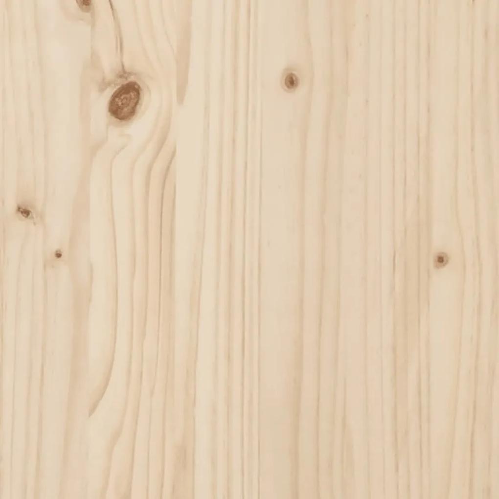 Testiera 205,5x4x100 cm in legno massello di pino