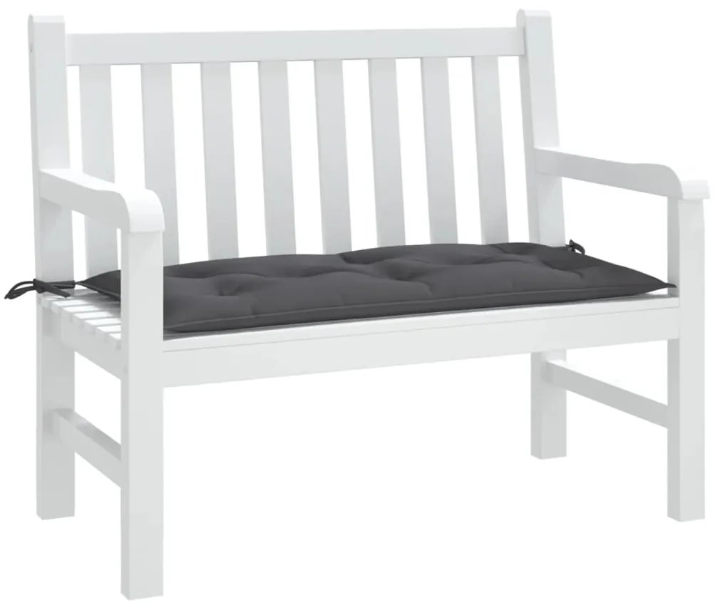 Cuscino Per Panca Antracite 100x50x7 Cm İn Tessuto Oxford /