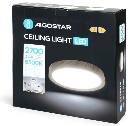 Aigostar - Plafoniera LED LED/24W/230V 6500K diametro 38,3 cm