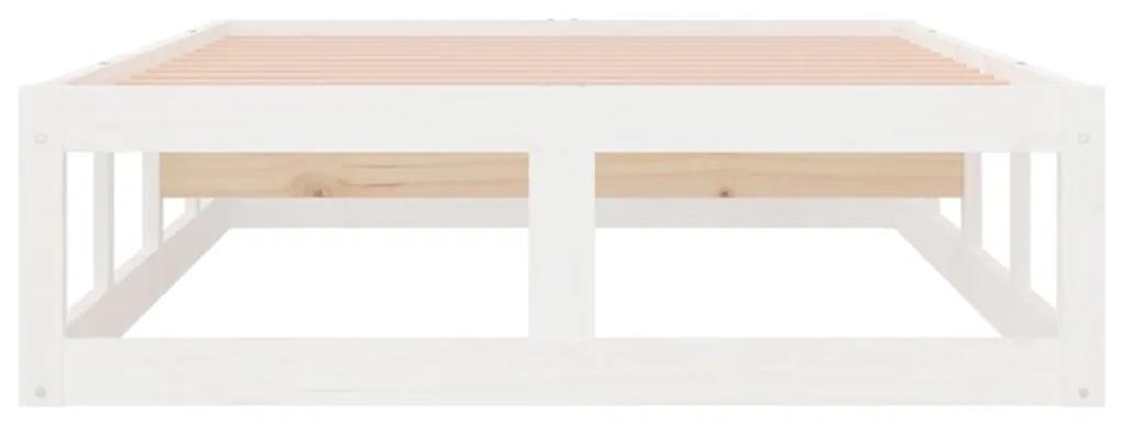 Giroletto bianco 75x190 cm small single in legno massello