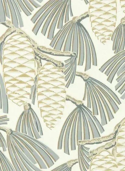 Harlequin Carta da parati Foxley - Platinum/ Gold