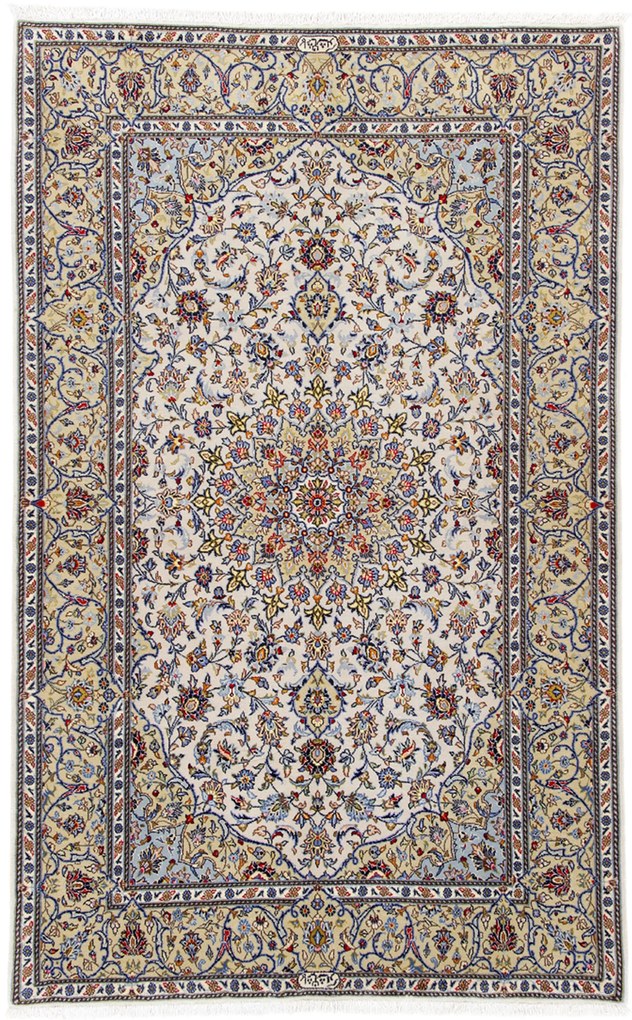 Kashan Tappeto persiano 140x220 (Iran) Annodato A Mano