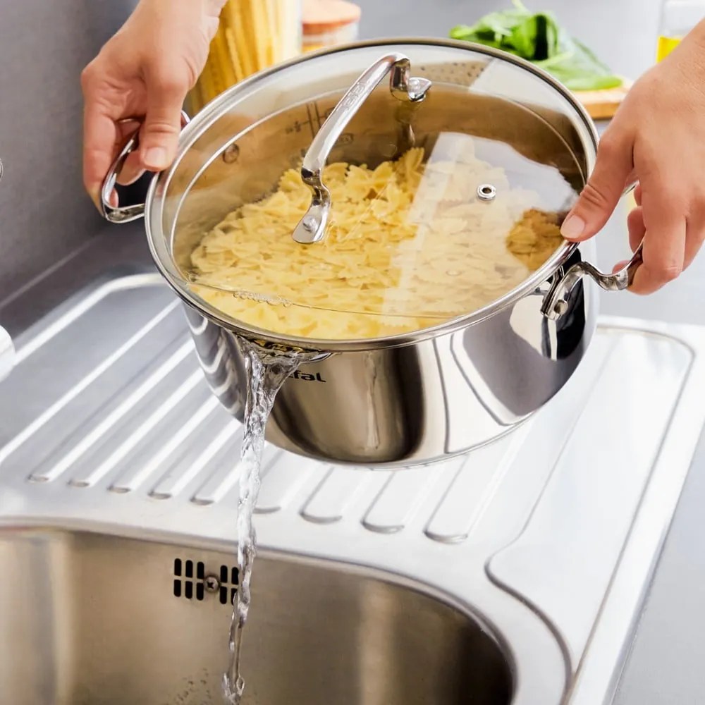 Set di pentole in acciaio inox 10 pezzi DUETTO+ G719SA55 - Tefal
