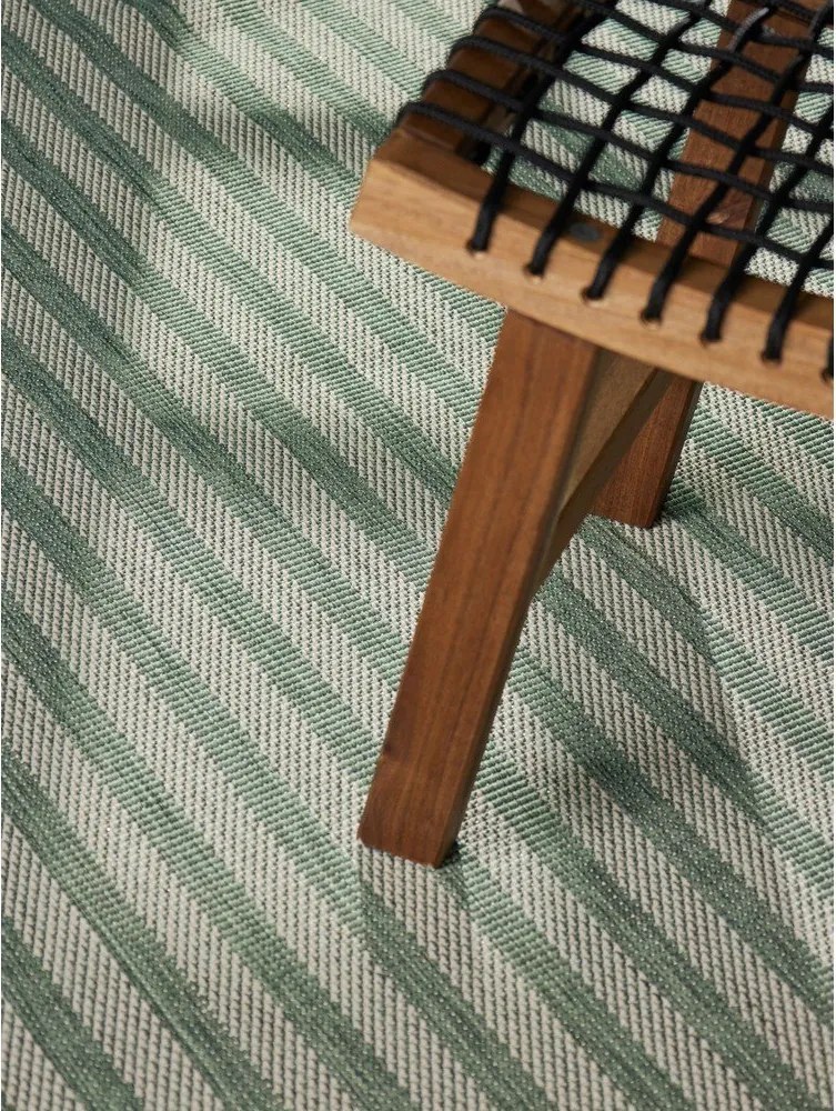 Tappeto da interno/esterno verde/color crema 120x170 cm Haringey Linley – Ted Baker