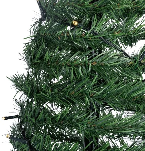 Aigostar - Albero di Natale LED per esterni 150xLED/230V 1,8m IP44 verde bianco caldo