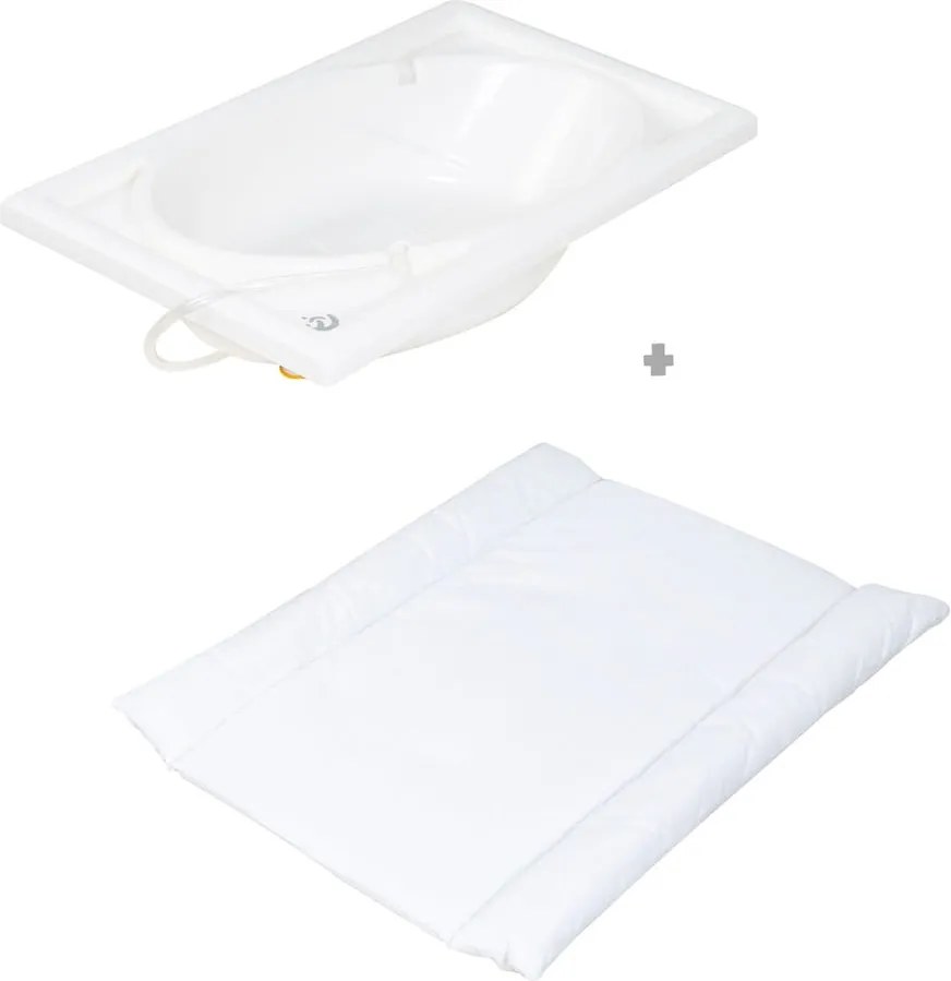 Fasciatoio bianco/di colore naturale con effetto betulla Baby Pool – Roba