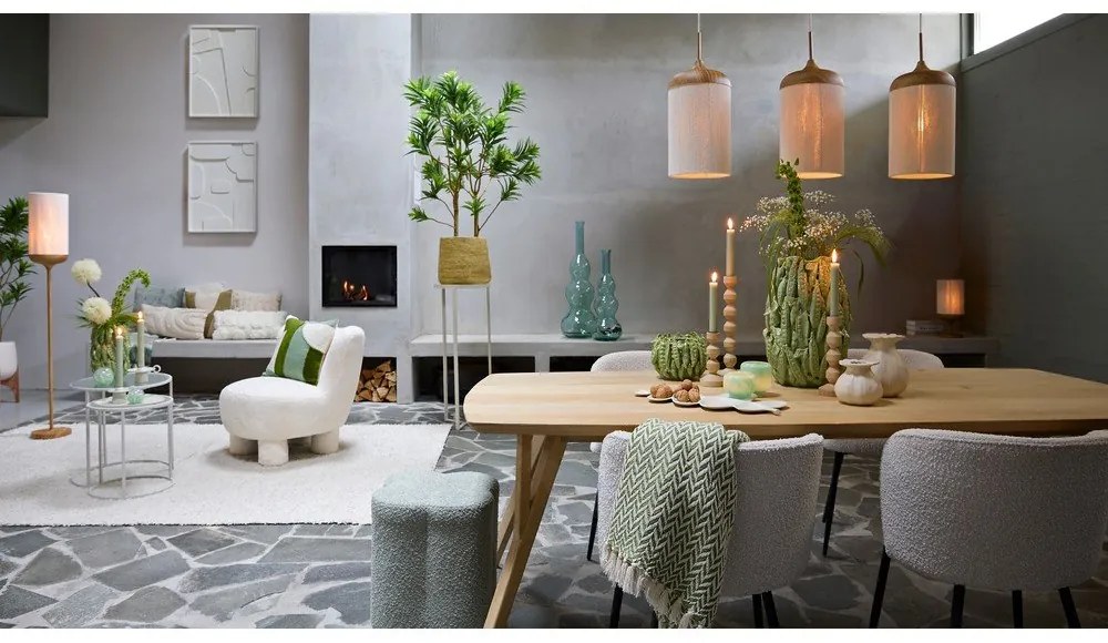 Set di sedie da pranzo color crema in metallo 2 pz Radaja – Light & Living