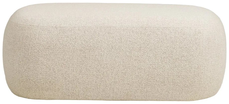 Panchina beige con rivestimento in bouclé Blossomville – House Nordic