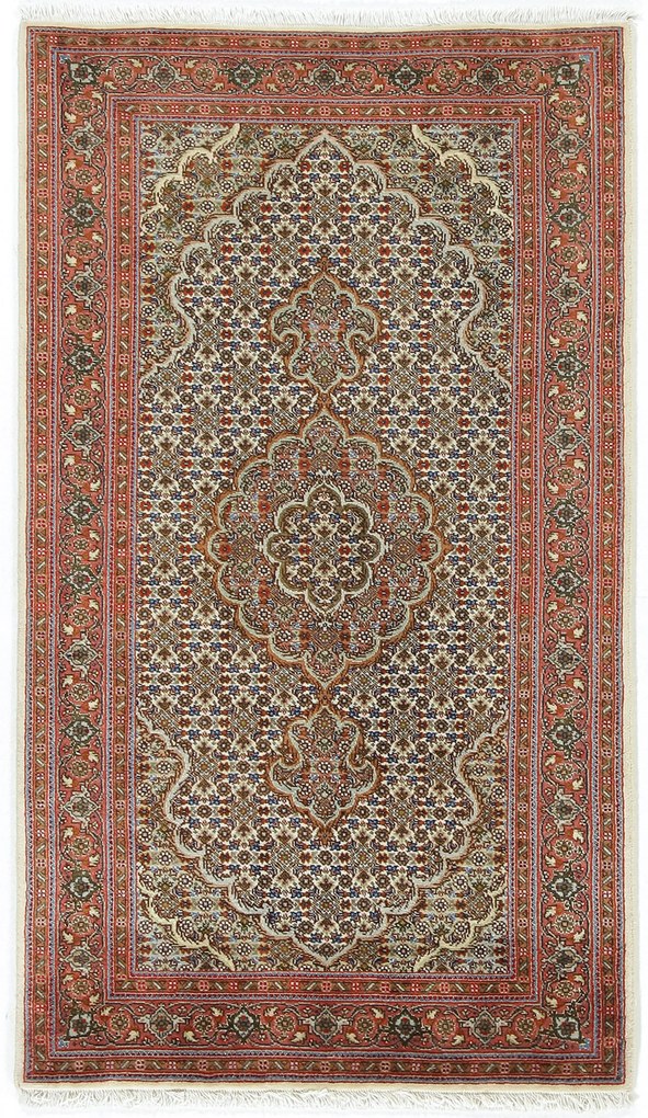 Tabriz Tappeto 140x70 (Iran) Annodato A Mano