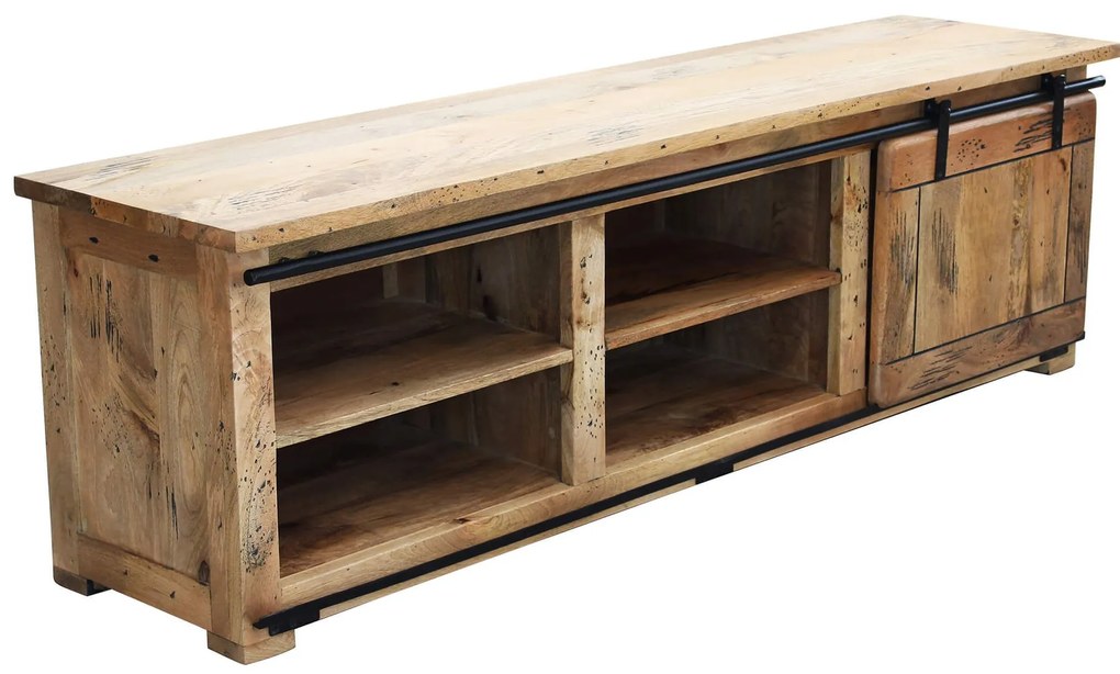 BEILY - porta tv legno di mango