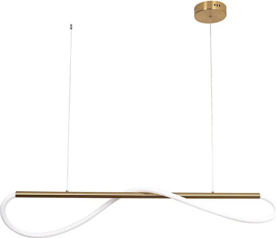 Lampadario sospeso su cavo LED MELECA LED/24W/230V 3000/4000/6000K 100 cm dorato